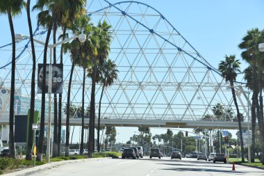 LONG BEACH, CA - 19 Ekim 2018 'de görüldüğü gibi Kaliforniya' daki Long Beach.