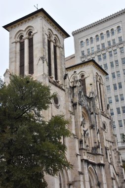 San Antonio, Tx - Eki 15: San Antonio San Fernando Katedrali, Teksas, 15 Ekim 2018 tarihinde görüldüğü gibi.