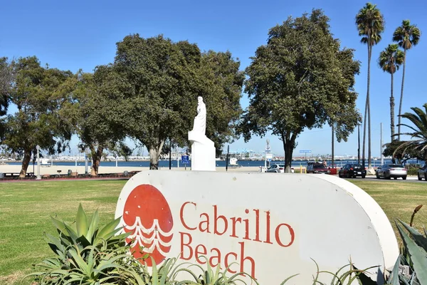 San Pedro Oct Statue Juan Rodriguez Cabrillo Cabrillo Beach San — Photo