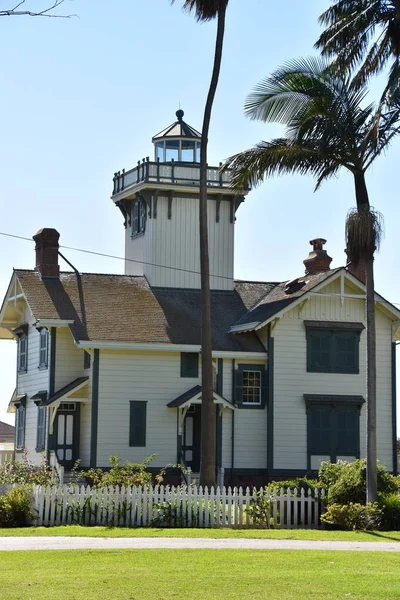 SAN PEDRO, CA - OCT 19: Point Fermin Deniz Feneri Point Fermin Park, San Pedro, Kaliforniya, 19 Ekim 2018 'de görüldüğü üzere.