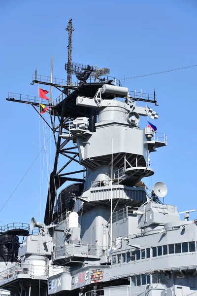 San Pedro Octubre Uss Iowa San Pedro California Visto Octubre —  Fotos de Stock