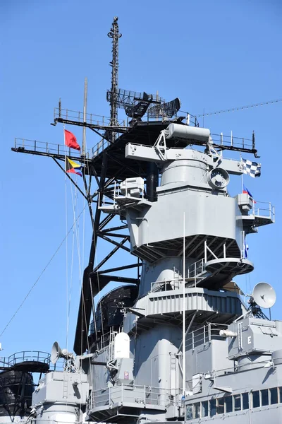 San Pedro Okt Uss Iowa San Pedro Californië Zoals Zien — Stockfoto