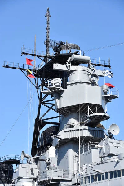 San Pedro Okt Uss Iowa San Pedro Californië Zoals Zien — Stockfoto