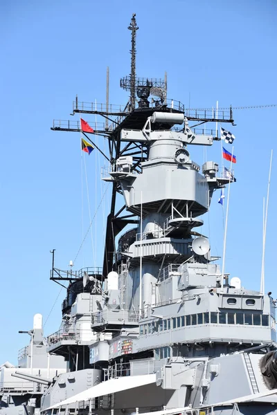 San Pedro Okt Uss Iowa San Pedro Californië Zoals Zien — Stockfoto