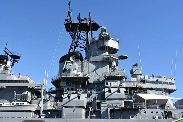 San Pedro Okt Uss Iowa San Pedro Californië Zoals Zien — Stockfoto