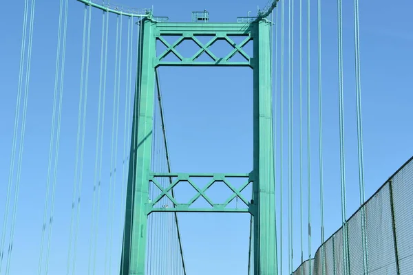 Vincent Thomas Bridge Pobliżu Long Beach Kalifornii — Zdjęcie stockowe