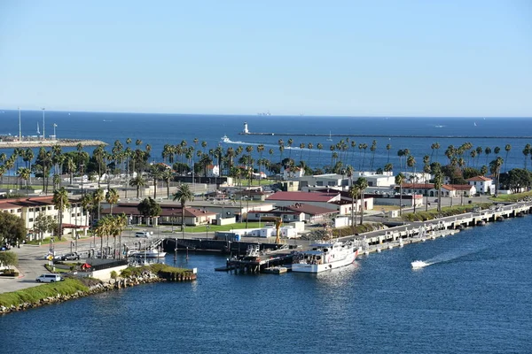 San Pedro, Ca - Eki 20: Los Angeles San Pedro Limanı, Kaliforniya, görüldüğü gibi 20 Ekim 2018. Bölge, balıkçılık endüstrisinin hakimiyetinden los angeles şehrinde öncelikle işçi sınıfı topluluğu haline geldi..