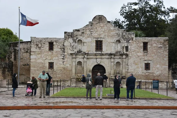 San Antonio Octubre Álamo San Antonio Texas Visto Octubre 2018 — Foto de Stock
