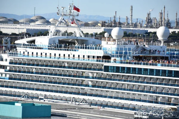 Ekim 2018 Long Beach Kaliforniya Demir Atmış Prenses Cruises Ait — Stok fotoğraf