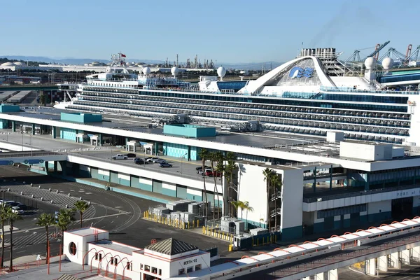 Long Beave California Oct Star Princess Cruise Ship Princess Cruises — 스톡 사진