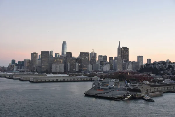 San Francisco Kalifornien Okt 2018 Blick Vom Norwegischen Bliss Kreuzfahrtschiff — Stockfoto