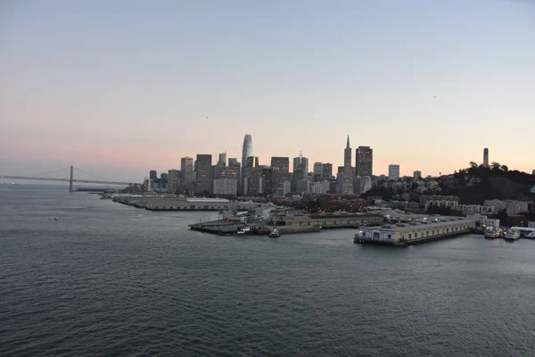 San Francisco Kalifornie Říjen Pohled Výletní Lodi Norské Bliss Odplouvá — Stock fotografie