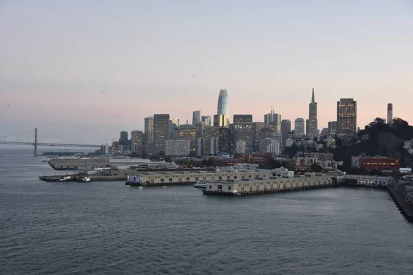 San Francisco Kalifornien Okt 2018 Blick Vom Norwegischen Bliss Kreuzfahrtschiff — Stockfoto