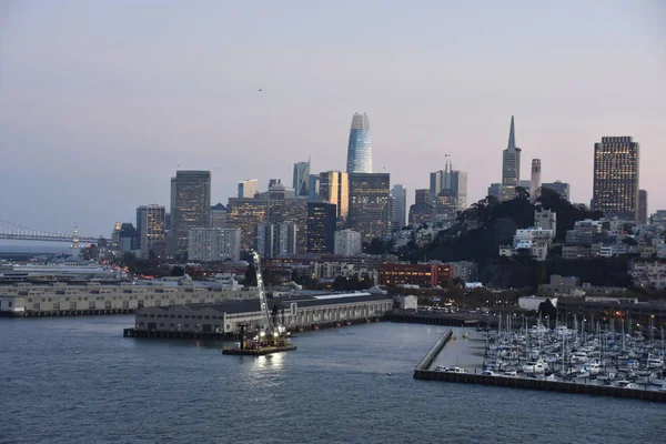 San Francisco California Oct Vista Navio Cruzeiro Norwegian Bliss Navegando — Fotografia de Stock