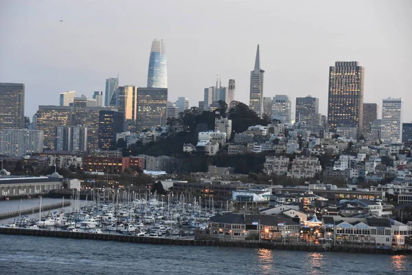 San Francisco California Oct Vista Navio Cruzeiro Norwegian Bliss Navegando — Fotografia de Stock