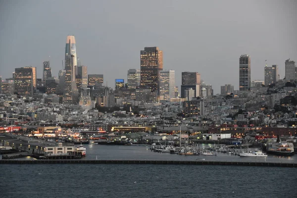 San Francisco Kalifornien Okt 2018 Blick Vom Norwegischen Bliss Kreuzfahrtschiff — Stockfoto