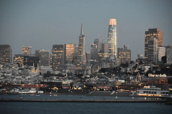 San Francisco Kalifornien Okt 2018 Blick Vom Norwegischen Bliss Kreuzfahrtschiff — Stockfoto