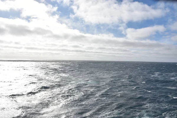 Pohled Tichého Oceánu Výletní Lodi — Stock fotografie