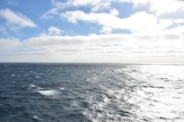 Pohled Tichého Oceánu Výletní Lodi — Stock fotografie