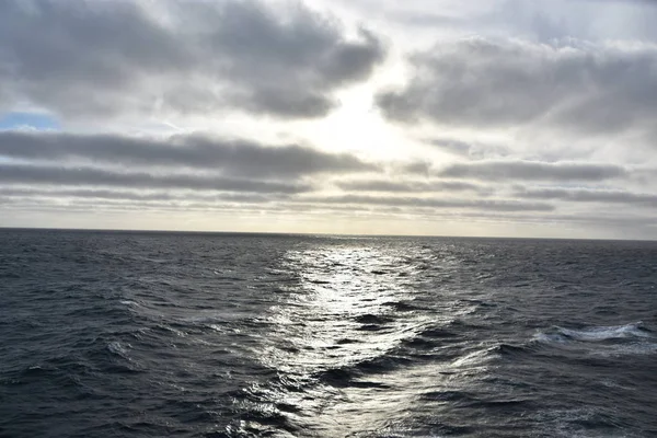 Pohled Tichého Oceánu Výletní Lodi — Stock fotografie