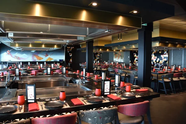 Long Beach Oct Teppanyaki Restaurant Norwegian Bliss Cruise Ship Cruising — Stock Photo, Image