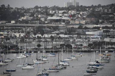 SAN DIEGO, CA - 24 Ekim 2018 'de görüldüğü gibi San Diego' nun Kaliforniya 'daki görüntüsü.