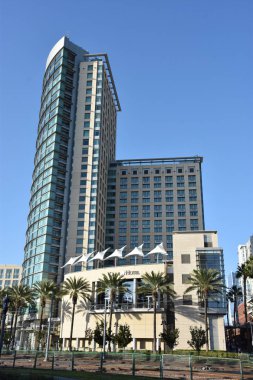 SAN DIEGO, CA - 24 Ekim 2018 'de görüldüğü gibi San Diego' nun Kaliforniya 'daki görüntüsü.