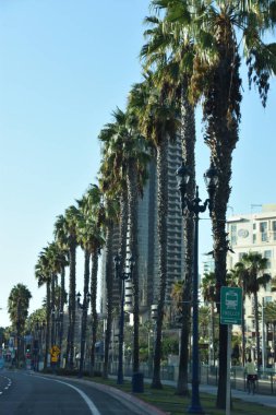 SAN DIEGO, CA - 24 Ekim 2018 'de görüldüğü gibi San Diego' nun Kaliforniya 'daki görüntüsü.