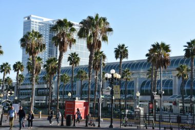 SAN DIEGO, CA - 24 Ekim 2018 'de görüldüğü gibi San Diego' nun Kaliforniya 'daki görüntüsü.