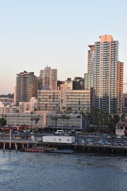 SAN DIEGO, CA - 24 Ekim 2018 'de görüldüğü gibi San Diego' nun Kaliforniya 'daki görüntüsü.