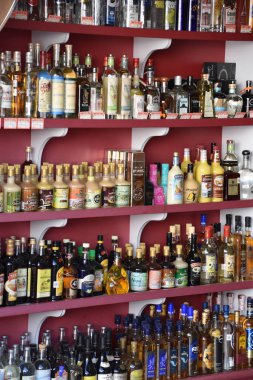 ENSENADA, MEXICO - 25 Ekim 2018 'de görüldüğü üzere, Baja Mexico' nun kıyı şehri Ensenada.