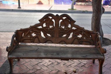 ENSENADA, MEXICO - 25 Ekim 2018 'de görüldüğü üzere, Baja Mexico' nun kıyı şehri Ensenada.