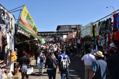 Ensenada, Baja California 'daki La Bufadora pazarı, 25 Ekim 2018' de görüldüğü gibi..