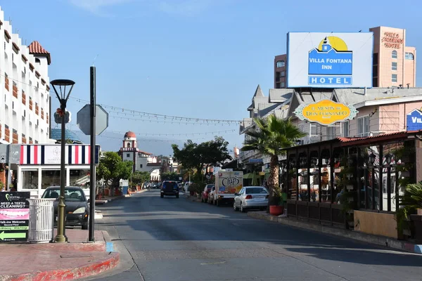 Ensenada Mexico Październik Ensenada Nadmorskie Miasto Baja Meksyk Jak Widać — Zdjęcie stockowe