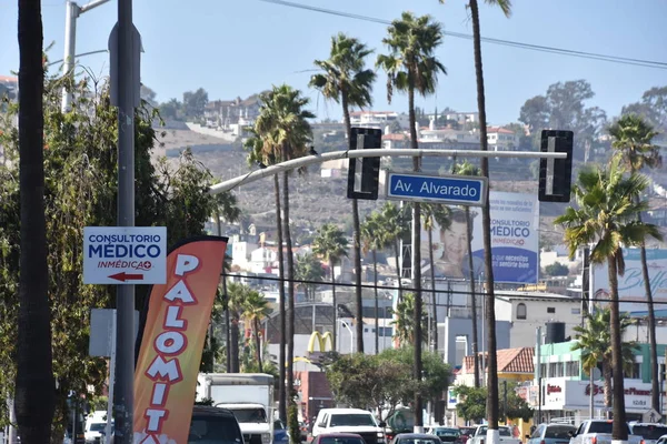 Ensenada Mexique Oct Ensenada Une Ville Côtière Basse Mexique Vue — Photo