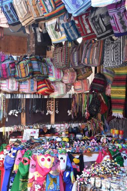 Ensenada, Baja California 'daki La Bufadora pazarı, 25 Ekim 2018' de görüldüğü gibi..