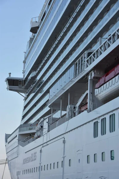 Ensenada México Oct Navio Cruzeiro Norwegian Bliss Atracado Ensenada México — Fotografia de Stock