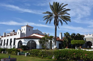 Ensenada, Meksika - Ekim 25: Riviera Kültür Merkezi, otel-Casino Playa Ensenada 25 Ekim 2018 üzerinde görüldüğü gibi adıyla Ensenada. 1930'larda yasağı sırasında Kuzey Amerikalılar tarafından ziyaret edildi.