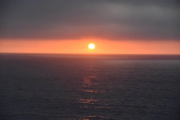 太平洋の夕日 — ストック写真