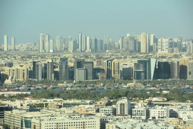 Dubai, Bae - 8 Aralık: 8 Aralık 2018 tarihinde görüldüğü üzere Dubai, Bae'deki Dubai Frame'in 124. Dünyanın en büyük çerçevesi rekorunu elinde tutuyor..