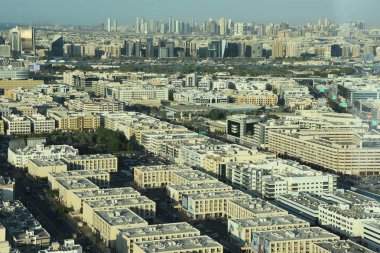 Dubai, Bae - 8 Aralık: 8 Aralık 2018 tarihinde görüldüğü üzere Dubai, Bae'deki Dubai Frame'in 124. Dünyanın en büyük çerçevesi rekorunu elinde tutuyor..