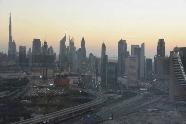 Dubai Uae Dezember Blick Von Der Aussichtsplattform 124Sten Stock Des — Stockfoto