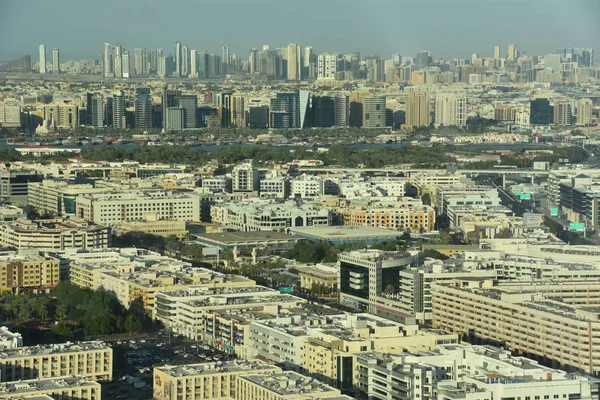 Dubaj Zea Grudzień Widok Starego Dubaju Tarasu Widokowego 127 Piętrze — Zdjęcie stockowe