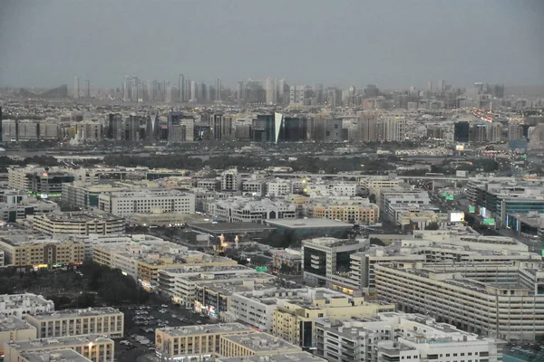 Dubai Uae Dec View Old Dubai Observation Deck 124Th Floor — Stock Photo, Image