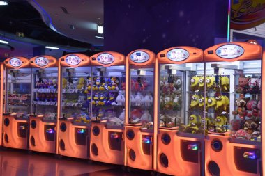 Dubai, Bae - 10 Aralık: Magic Planet, Dubai, Bae'deki Deira City Centre'da 10 Aralık 2018 tarihinde görüldü. Alışveriş merkezi 1995 yılında açıldı ve Majid Al Futtaim Properties portföyünde orijinal amiral gemisi alışveriş merkezi.