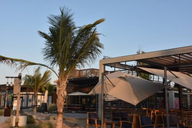 Dubai, Bae - 11 Aralık: La Mer Dubai, Bae, 11 Aralık 2018 tarihinde görüldüğü gibi. Bu Jumeirah alışveriş ve restoranlar ile yeni bir sahil bölgesidir.