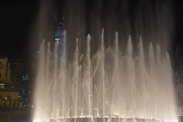 Dubai Uae December Dubai Fountain Dubai Uae Som Sett Dec — Stockfoto