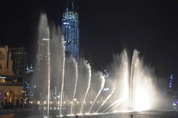 Dubai Uae Dec Dubai Fountain Dubai Uae Seen Dec 2018 — Stock Photo, Image