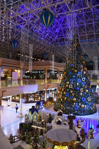 Dubaj Uae Dec Vánoční Dekorace Wafi Mall Dubaji Uae Jak — Stock fotografie
