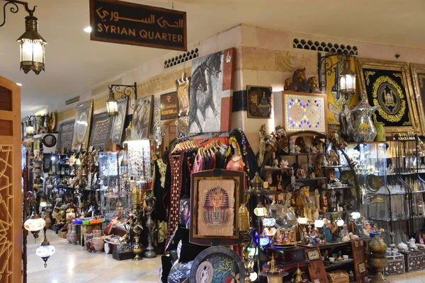 Dubai Emiratos Árabes Unidos Dic Mercado Khan Murjan Wafi Mall — Foto de Stock